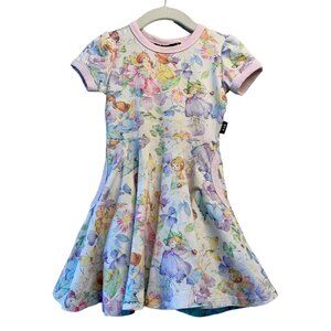 ROCK YOUR BABY Fairies Dress Girls 2 2T Toddler Girl Twirl Flowers Ladybugs